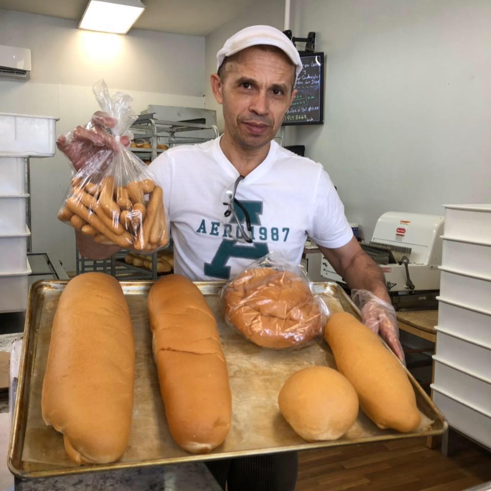 Authentic Cuban bread baked fresh daily at La Chiquita Bakery.